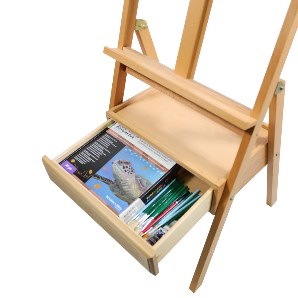 Mont Marte Box Floor Easel Beech Signature