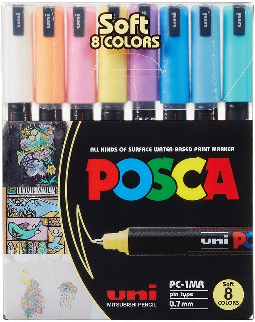 Uni Posca PC-1MR Soft Colors PAC=08C