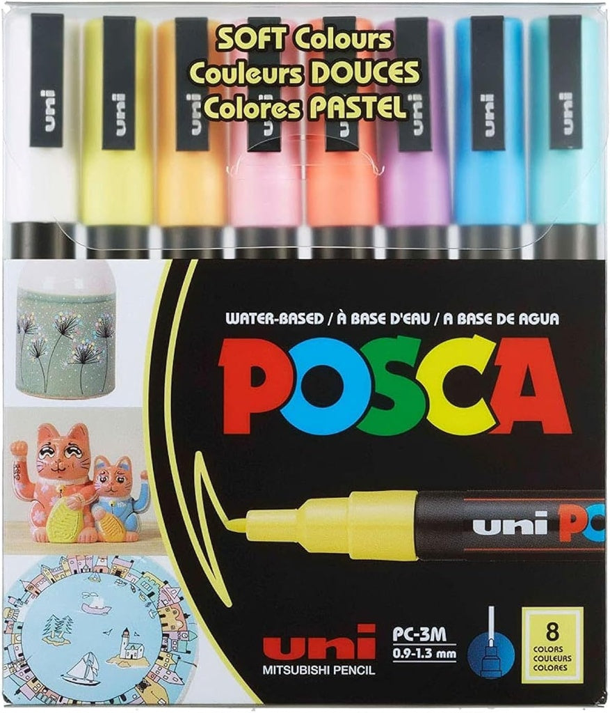 Uniball - Posca Coloring Markers set of 16 PC3M