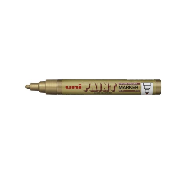 Uni Paint Marker Bullet Tip Color Gold MI-PX20-GD