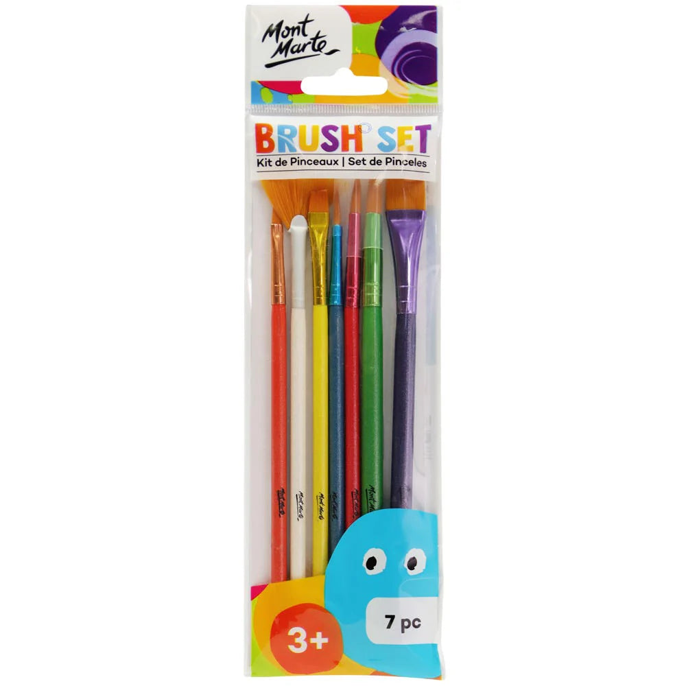 Mont Marte Kids Brush Set 7pc