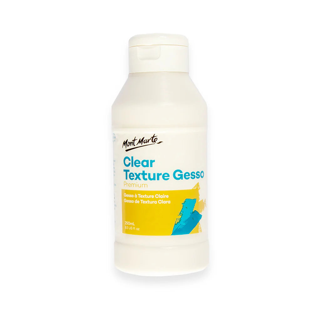 Mont Marte Clear Texture Gesso 250mL