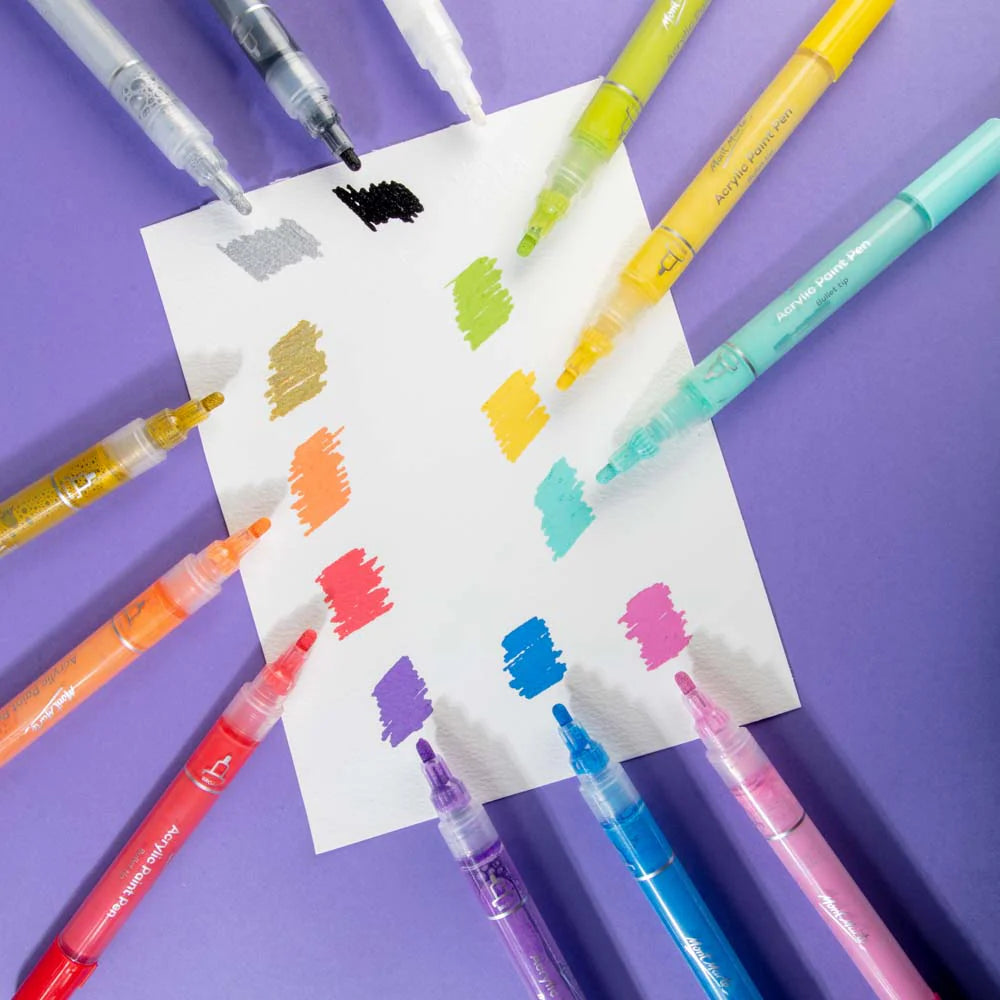 Acrylic Paint Pens Signature Fine Tip 12pcs