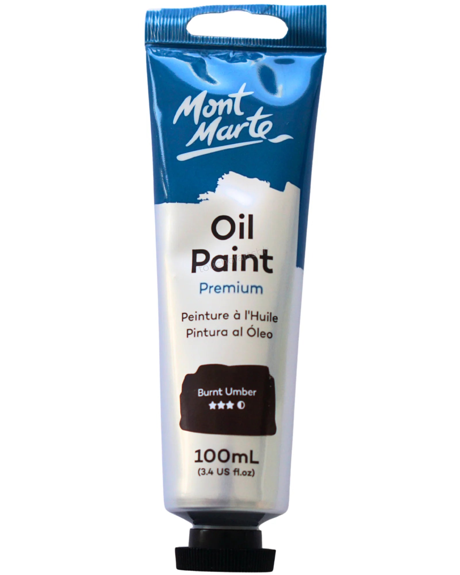 Mont Marte Oil Paint 100Ml - Lamp Black