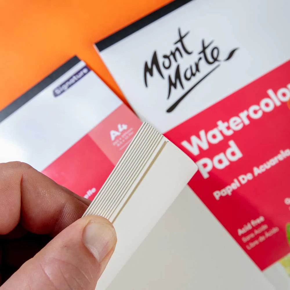 Mont Marte Watercolour Pad Signature A4 12 Sheet 300gsm