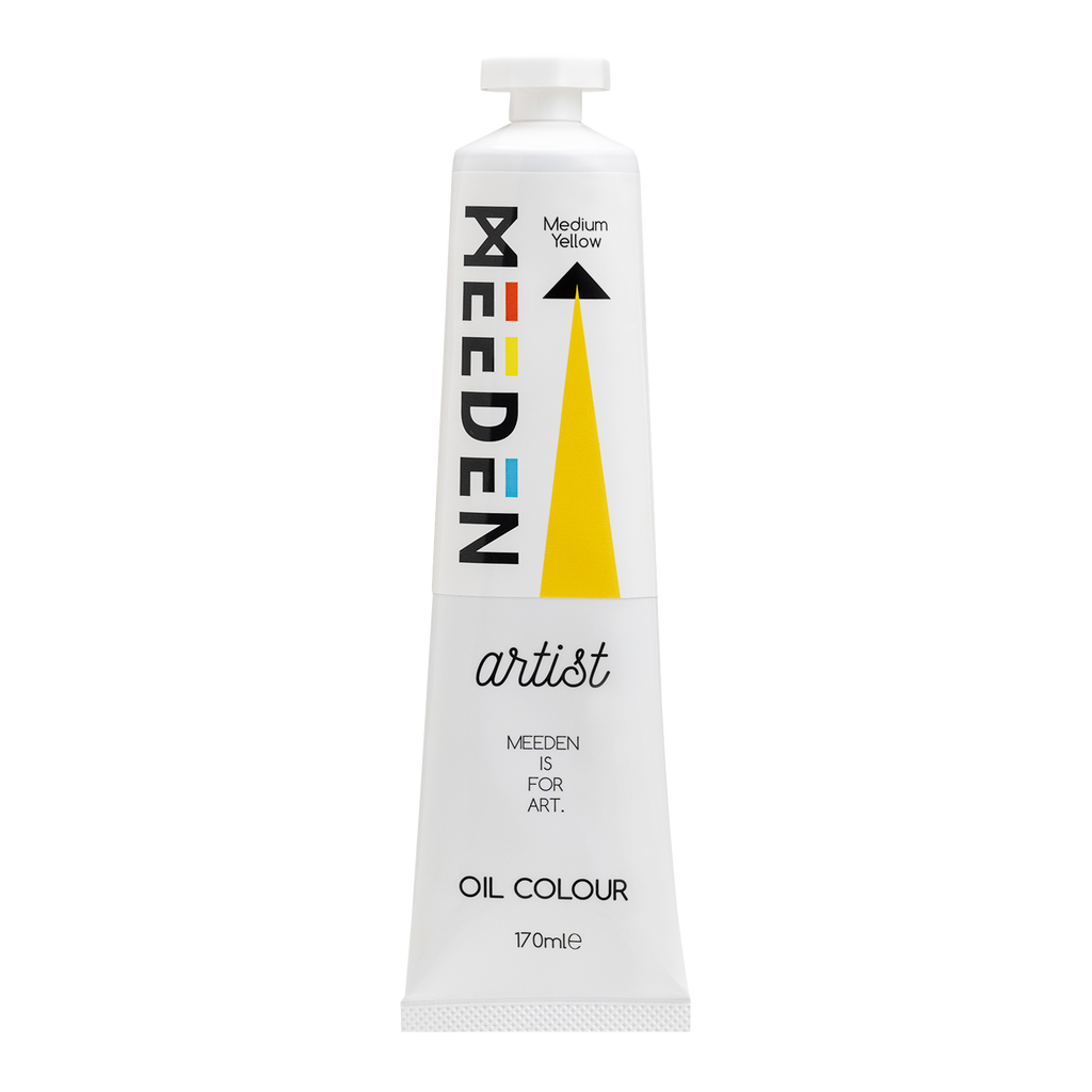 Meeden Artist Oil Paint Medium Yellow - 170ml/5.7oz