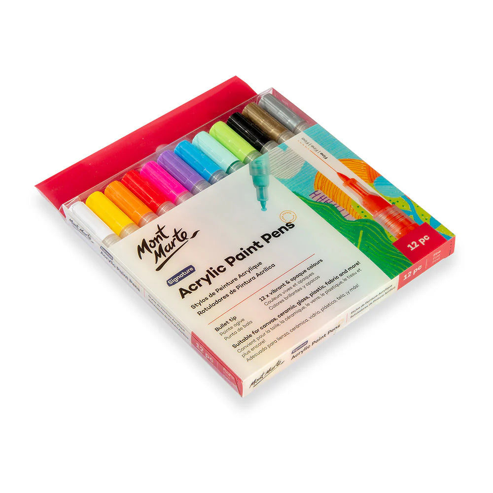 Acrylic Paint Pens Signature Broad Tip 12pc