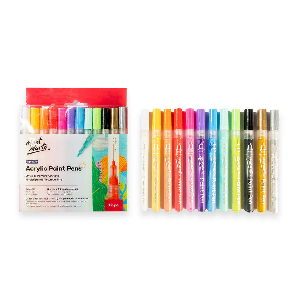 Acrylic Paint Pens Signature Broad Tip 12pc