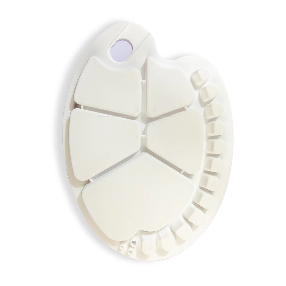 Mont Marte Discovery Oval Plastic Palette 34 X 25Cm (13.3 X 9.8In)