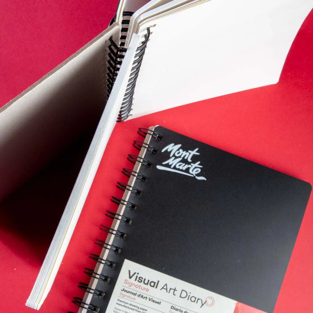 Mont Marte Visual Art Diary Signature 110gsm A5 120 Page