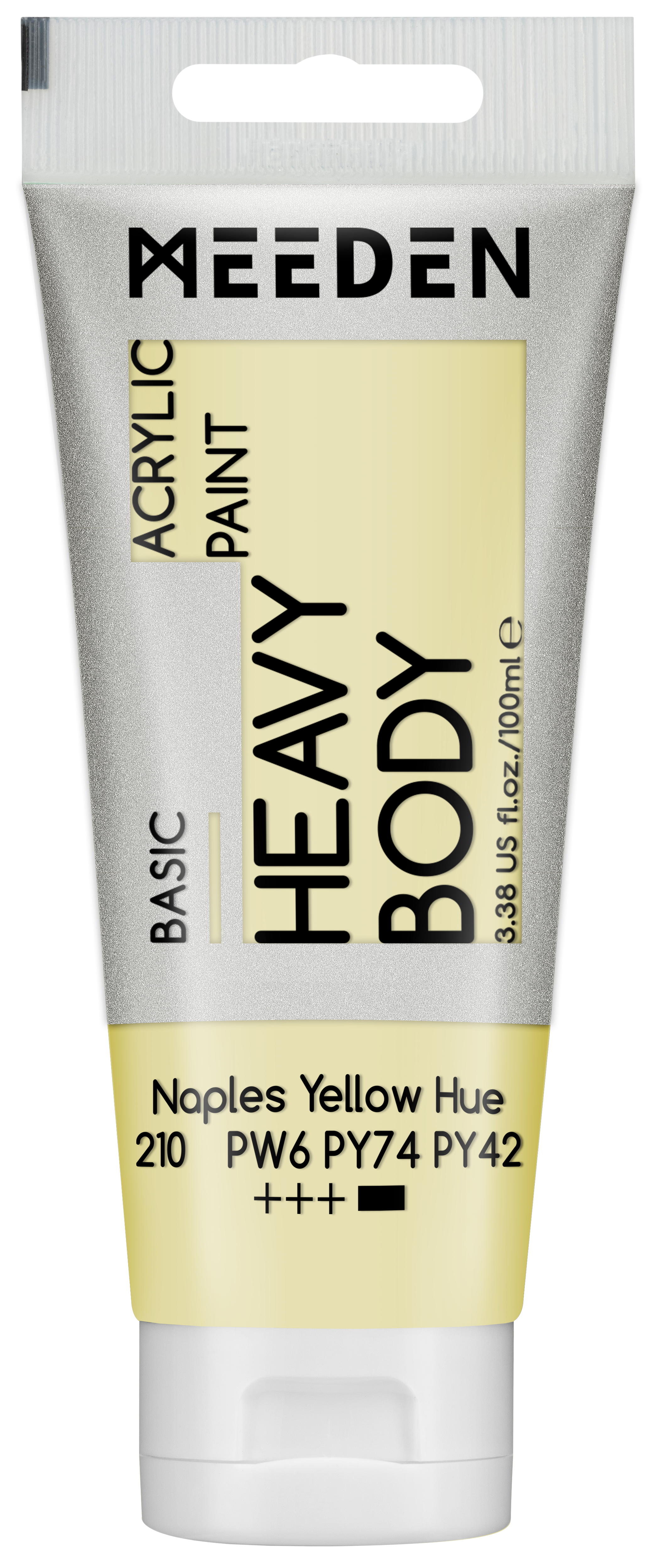 Meeden Heavy Duty Acrylic Paint 100ml Naples Yellow Hue