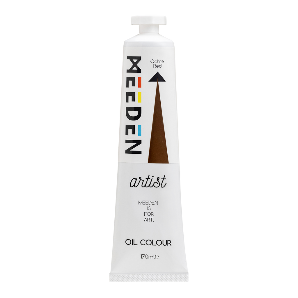 Meeden Artist Oil Paint Ochre Red - 170ml/5.7oz