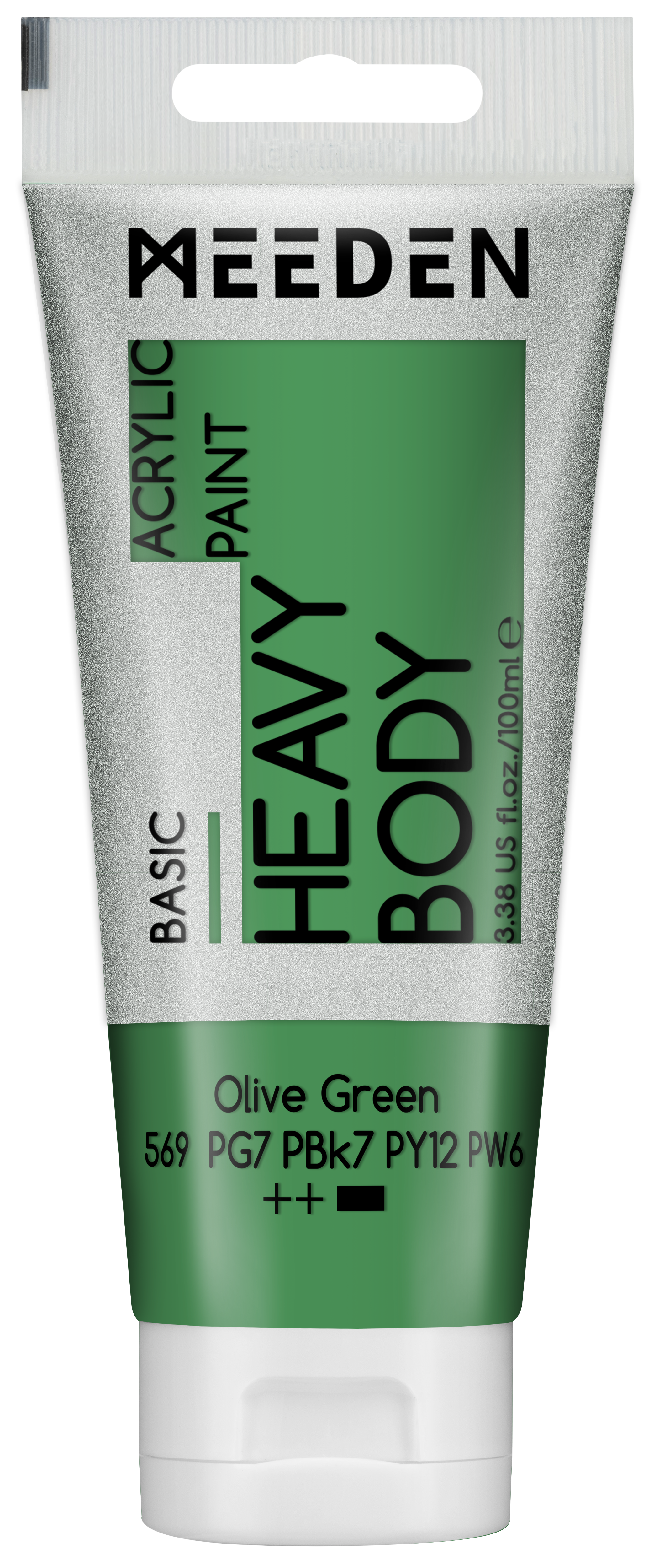 Meeden Heavy Duty Acrylic Paint 100ml Olive Green