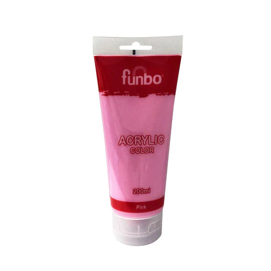 Funbo Acrylic Tube 200 ml Pink
