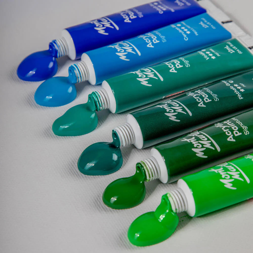 Mont Marte Acrylic Paints Set Signature 24pc x 12ml (0.4 US fl.oz)