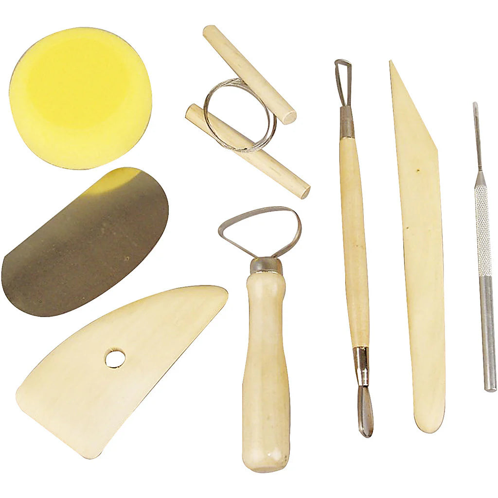 Pottery Tool Kit (8Pcs Set)