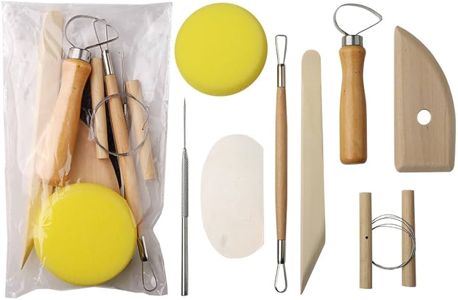Professional Pottery Tools Clay Set of 8 Pieces