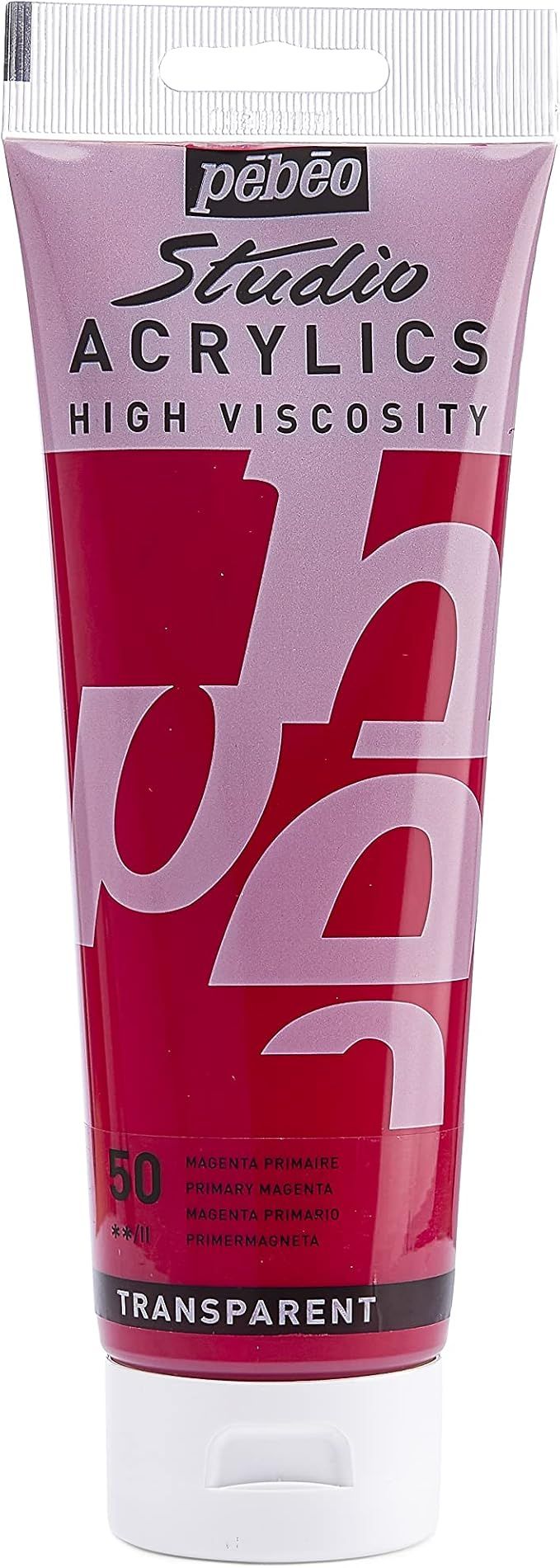 Pebeo Primary Magenta Studio Acrylic Paint 100ml