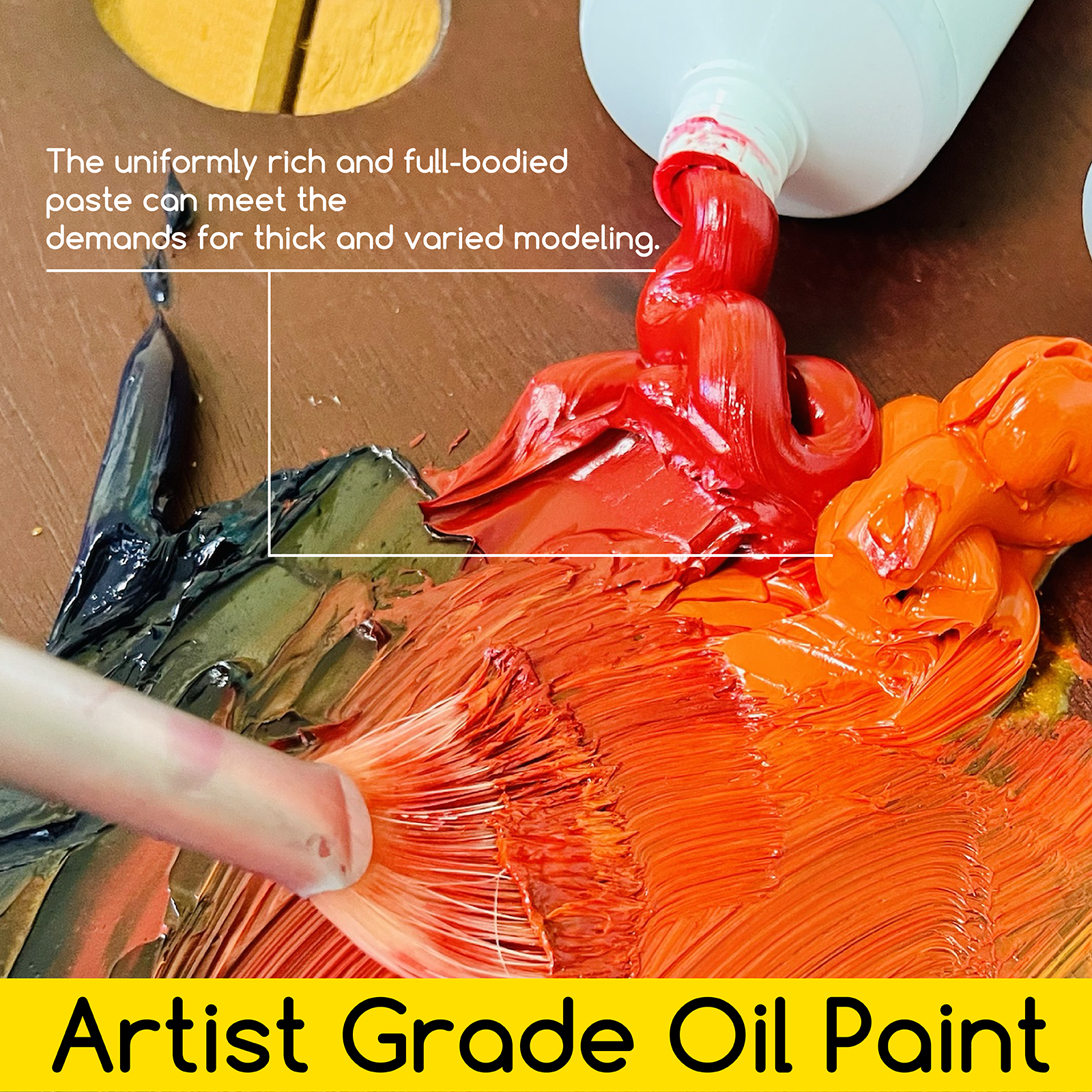 Oil Paint Turquoise Ocean Blue - 170ml/5.7oz