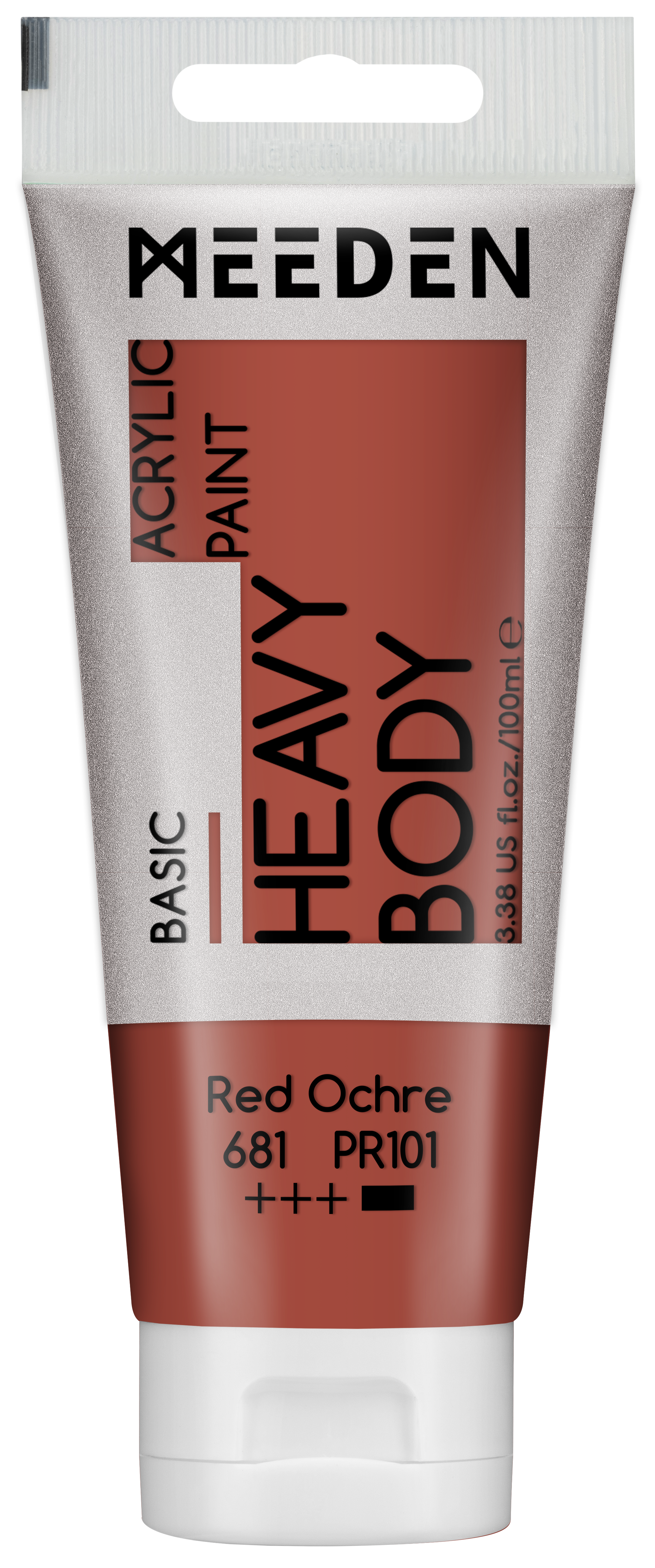 Meeden Heavy Duty Acrylic Paint 100ml Red Ochre