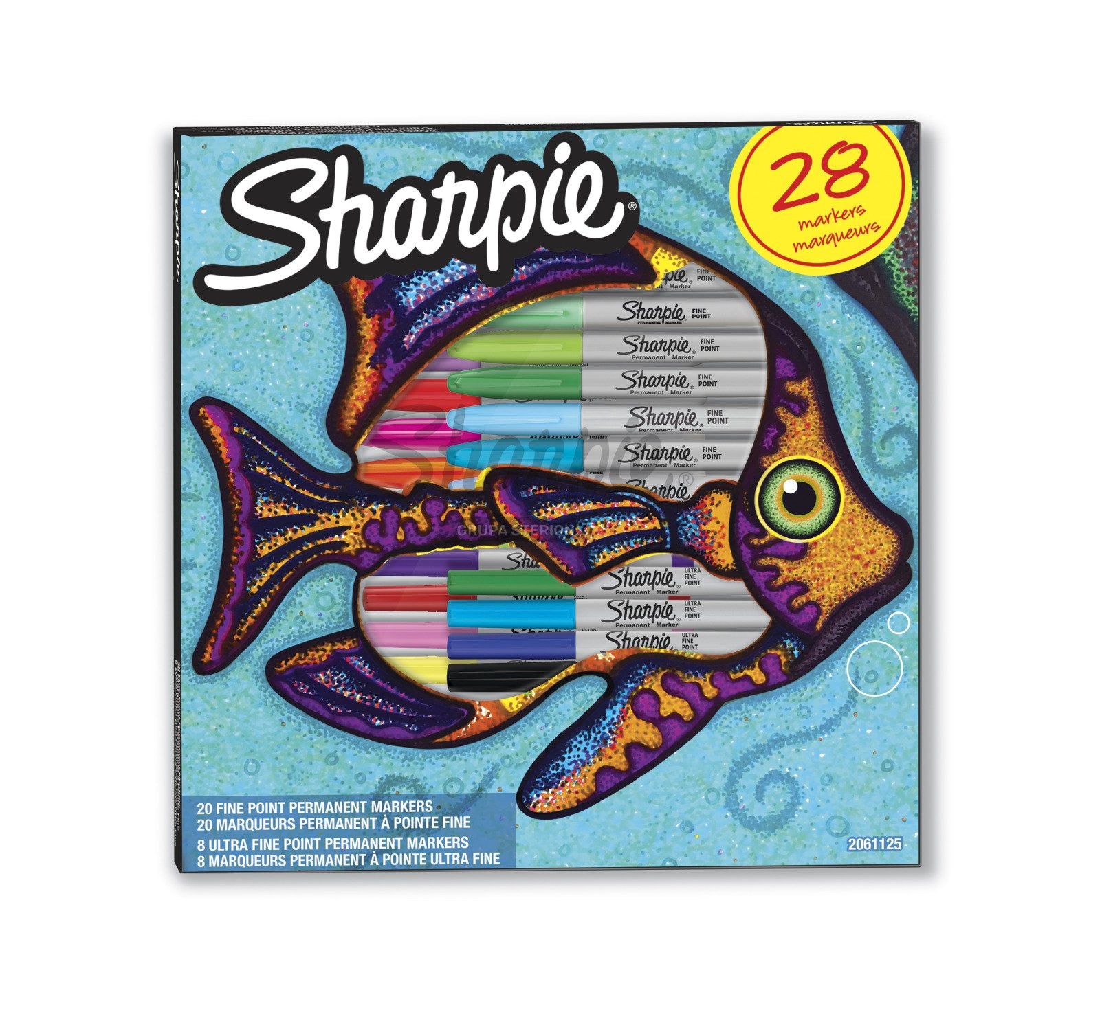 Sharpie Fish Pack Permanent Marker Assorted Set