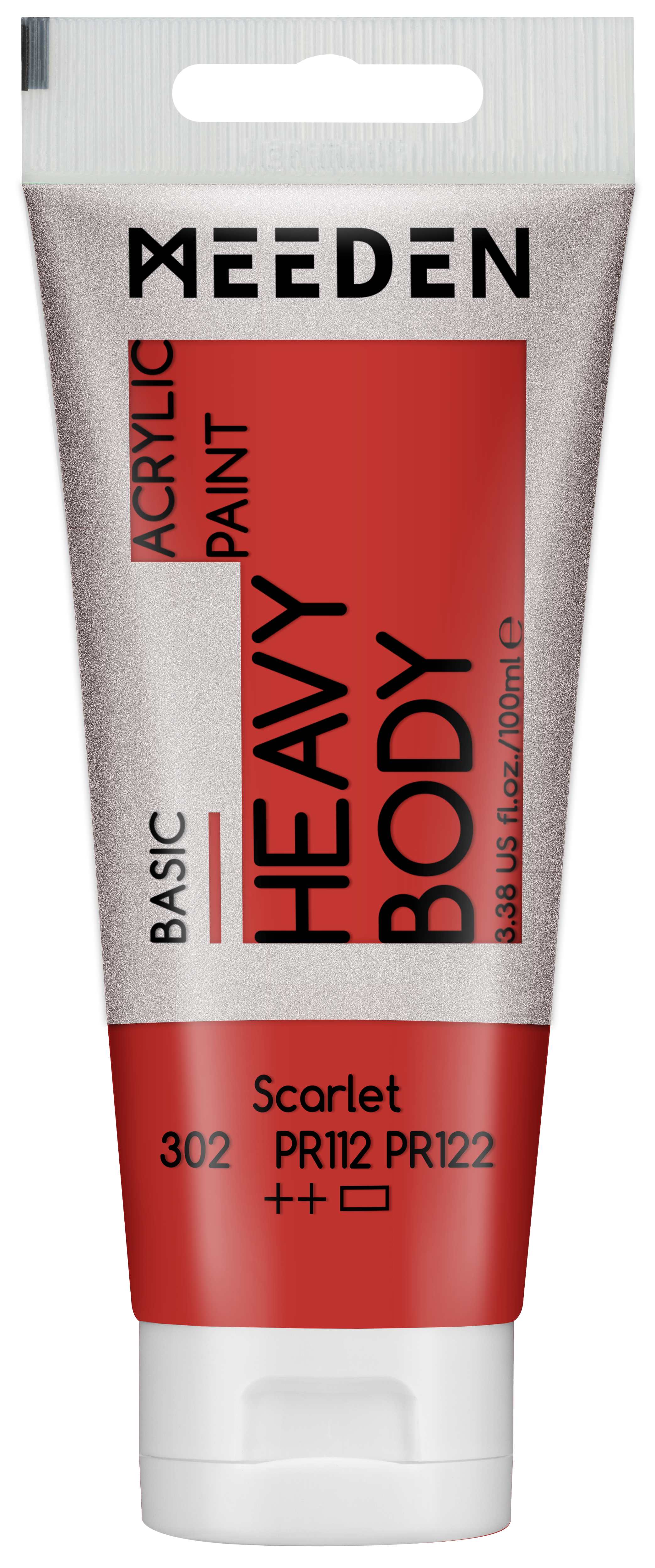 Meeden Heavy Duty Acrylic Paint 100ml Scarlet