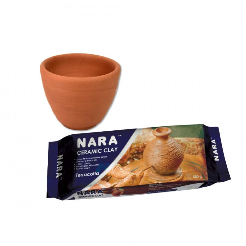 Nara Terracotta Ceramic Clay 500Grm