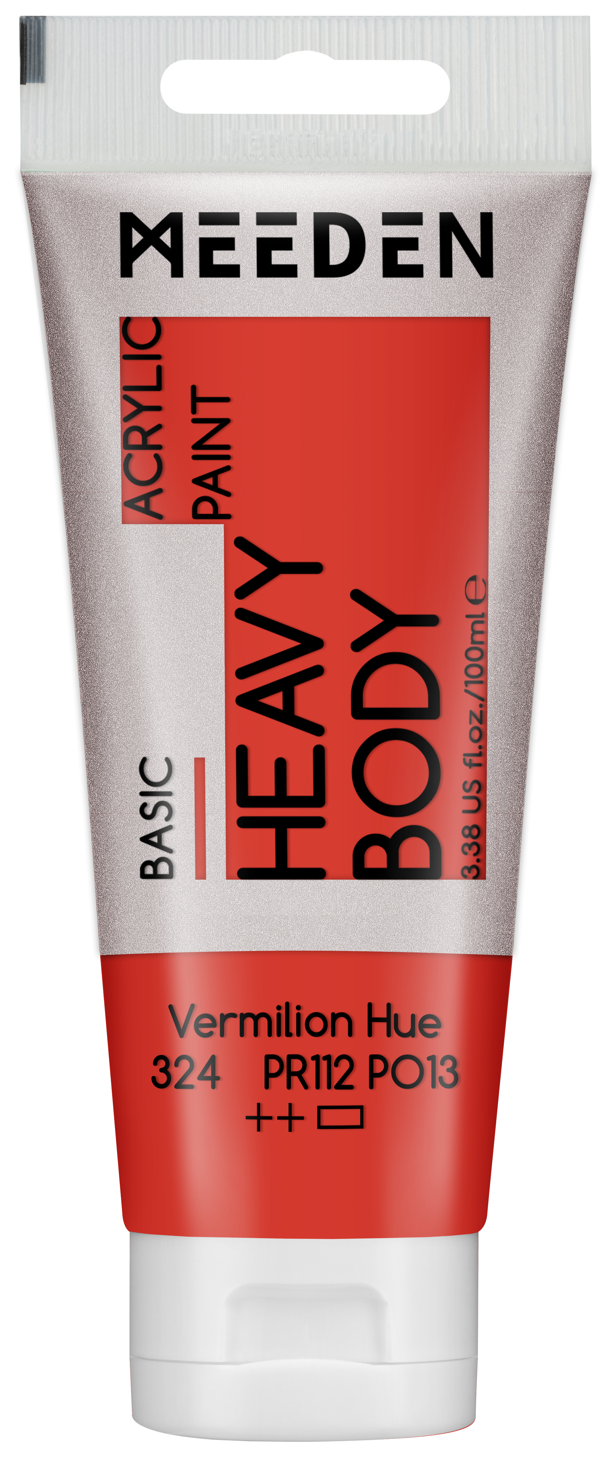 Meeden Heavy Duty Acrylic Paint 100ml Vermilion Hue