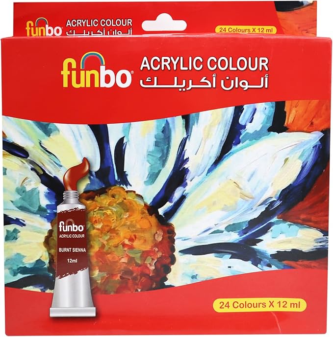 Water Colour Set of 24x12ml - Funbo