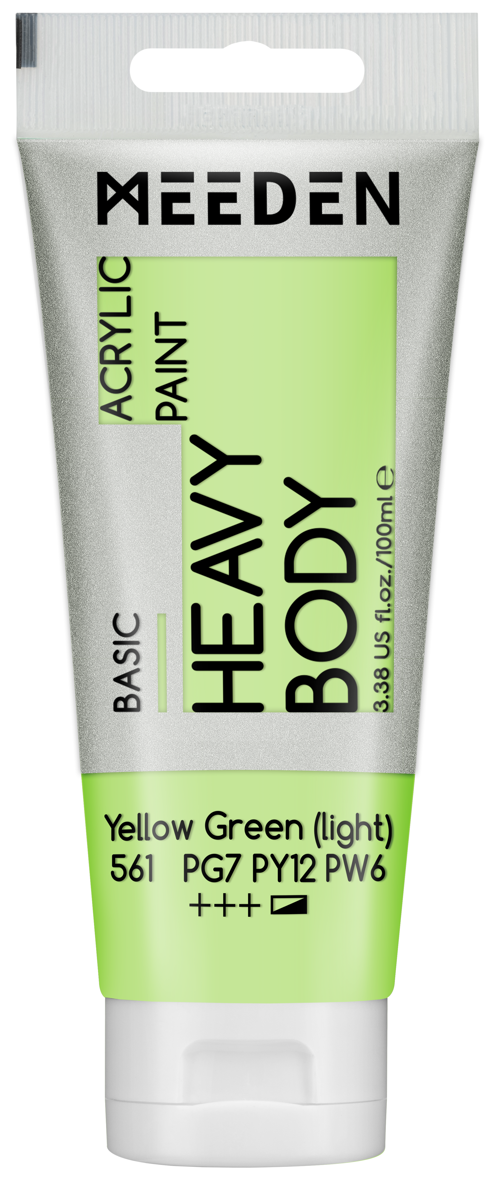 Meeden Heavy Duty Acrylic Paint 100ml Yellow Green (light)