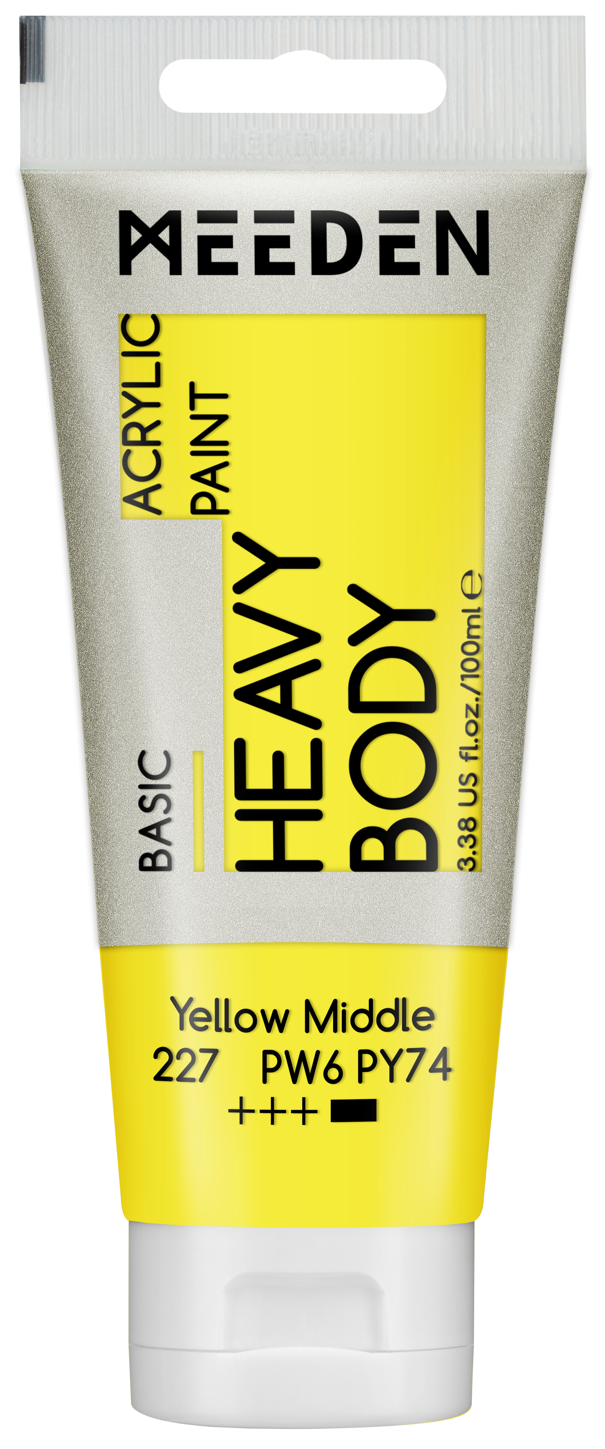Meeden Heavy Duty Acrylic Paint 100ml Yellow Middle