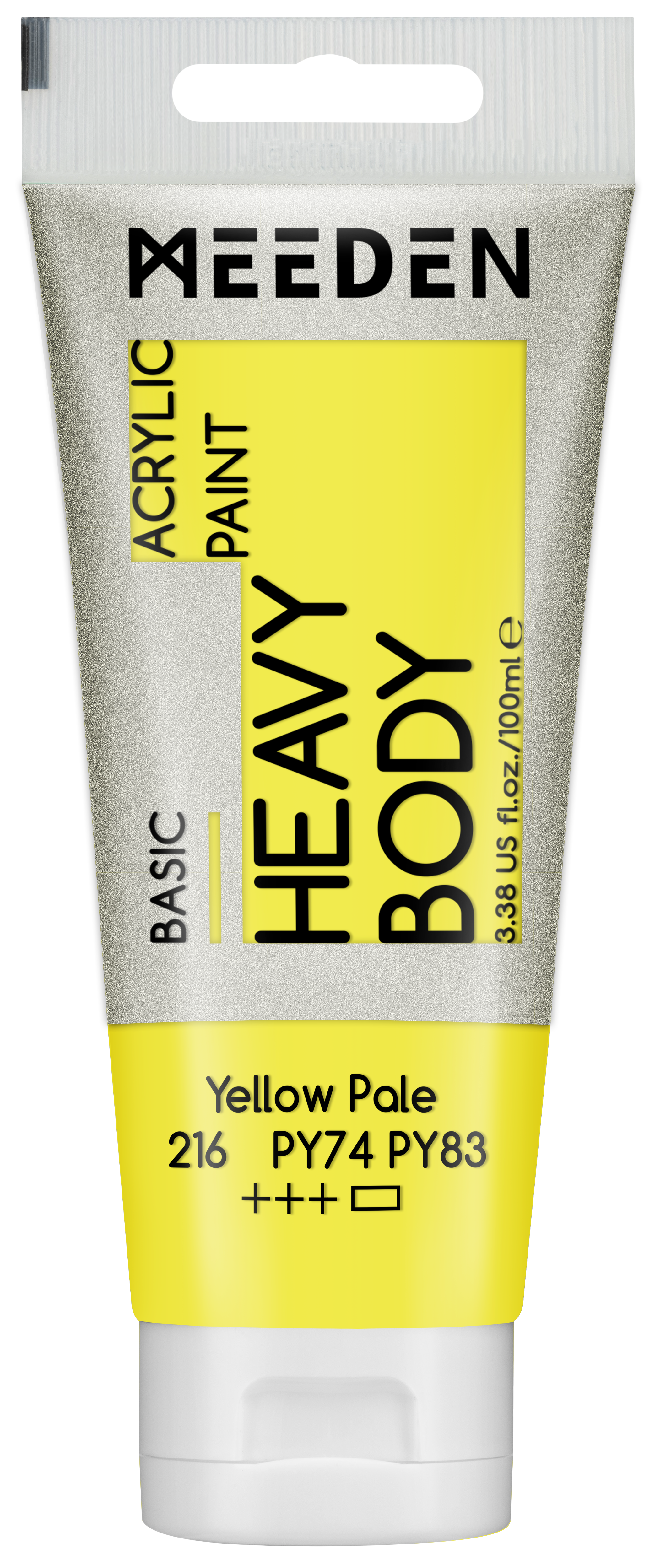 Meeden Heavy Duty Acrylic Paint 100ml Yellow Pale