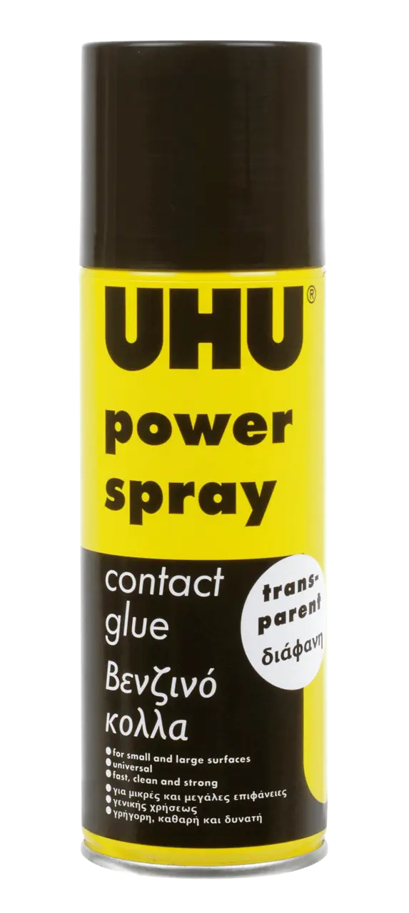 Power Spray Adhesive Permanent & Transparent