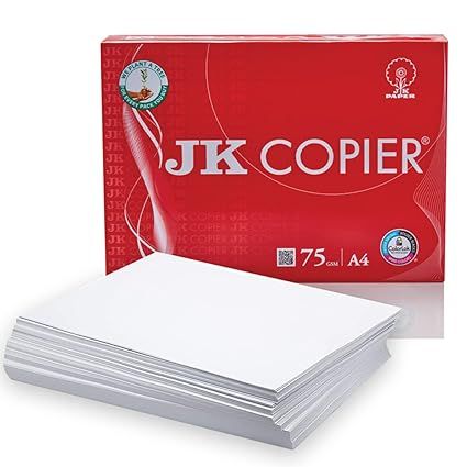 JK Copier Paper - A4, 80 GSM, 1 Ream, 500 Sheets (JKCP10)