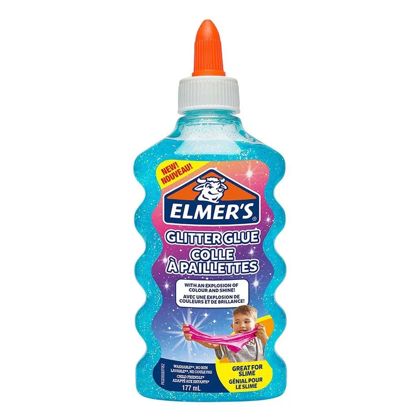Elmer's Blue Glitter Glue 177ml