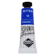 Daler-Rowney Designers' Gouache Paint 15ml Delft Blue