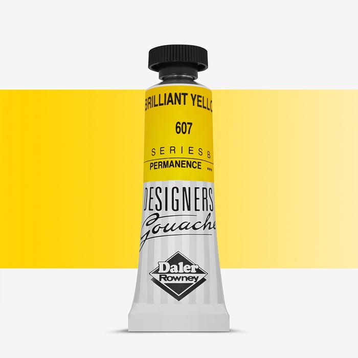 Daler-Rowney Designers' Gouache Paint 15ml Brilliant Yellow