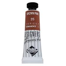 Daler-Rowney Designers' Gouache Paint 15ml Brown Pink