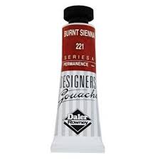 Daler-Rowney Designers' Gouache Paint 15ml Burnt Sienna