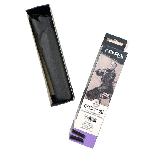LYRA CHARCOALS THIN 15 PCS CARTON BOX