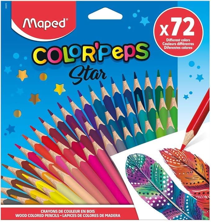 Maped Color Peps Color Pencil Set - Pack of 72