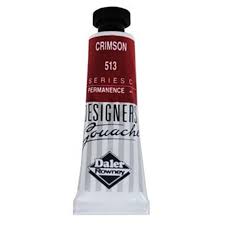 Daler-Rowney Designers' Gouache Paint 15ml Crimson
