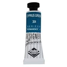 Daler-Rowney Designers' Gouache Paint 15ml Cyprus Green