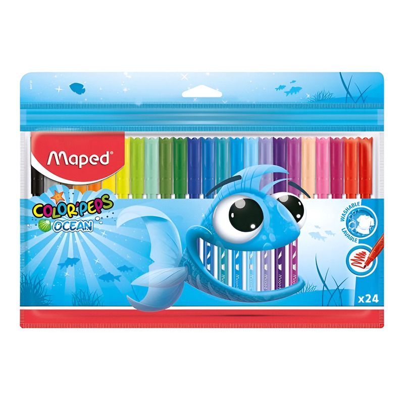 COLOR PEPS FELTTIP OCEAN 24 COLOR
