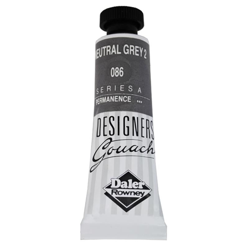 Daler-Rowney Designers' Gouache Paint 15ml Neutral Grey 2