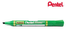 Pentel Permanent Marker Chisel Tip Green