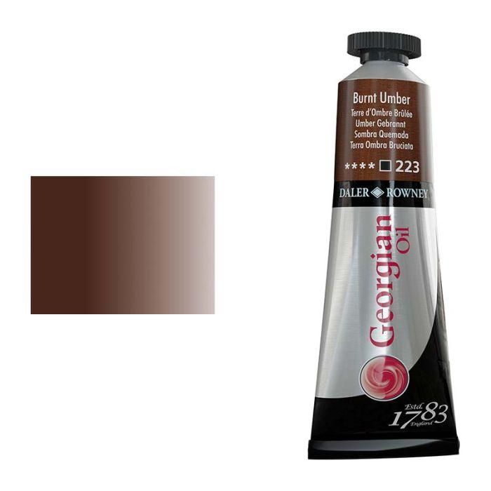 Daler-Rowney Georgian Oil Color 38ml Burnt Umber