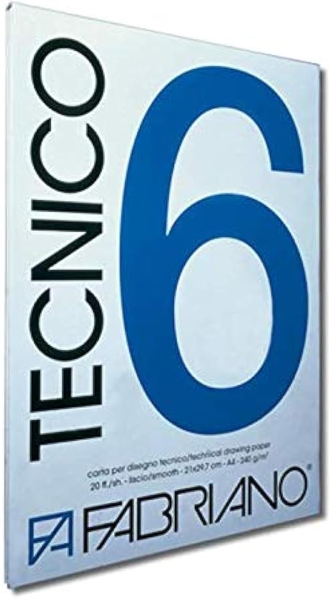 Fabriano Drawing Pad Tecnico A4 Smooth