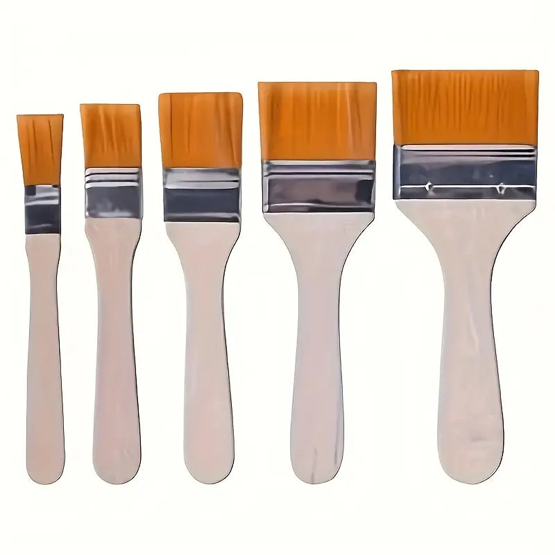 5pcs Art Painting Multi-Purpose Flat Brush