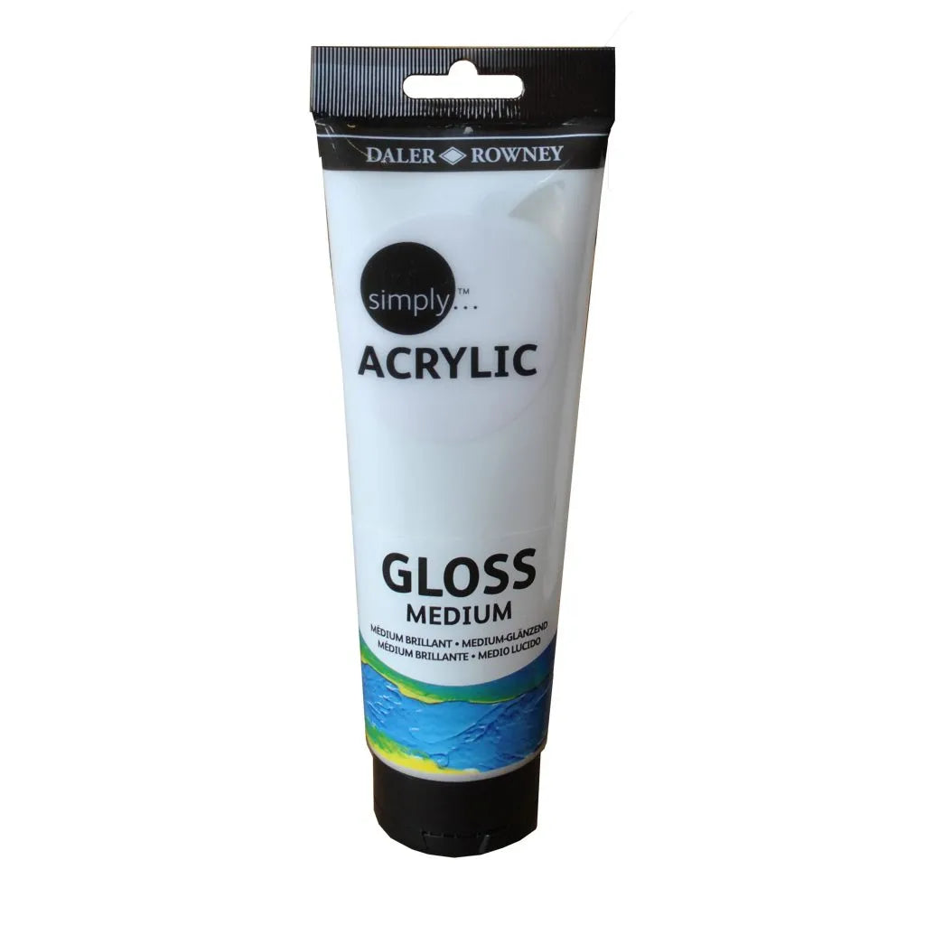 Daler Rowney Simply Acrylic Gloss Medium – 250ml